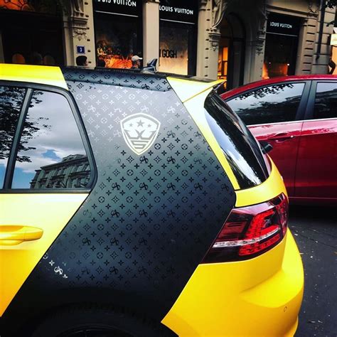 louis vuitton wrapped car|Louis Vuitton vinyl wrap.